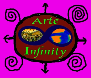 Logo de la Galería de Arte Infinity, realizado por Ignacio Pérez Vázquez