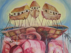 Los ángeles del demonio, representados por Josan Caballero e Ignacio Pérez Vázquez.