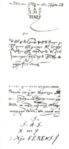 Rubrica de la firma en latin de Salvador-Christopher Fernandez Zar-Colon