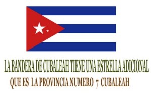 BANDERA CUBALEAH, espacio altamente semantizado creado por la imaginación patriótica de Willi Trapiche.
