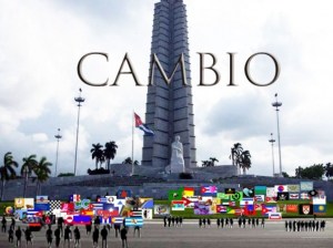 EL CAMBIO EN LA HABANA CON LAS BANDERAS BLOGUERAS.