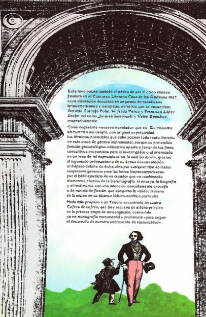 Segunda Solapa del libro El Tesoro Encontrado, de José Antonio Gutiérrez Caballero.