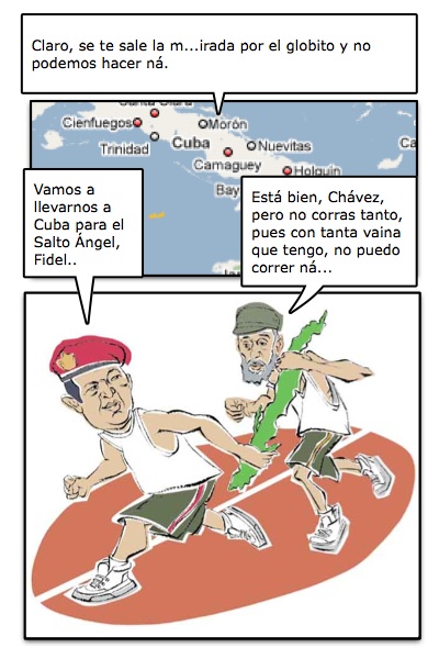 Fidel Castro y Hugo Chávez, los artífices del más cruento despotismo, racionalista e intolerante...