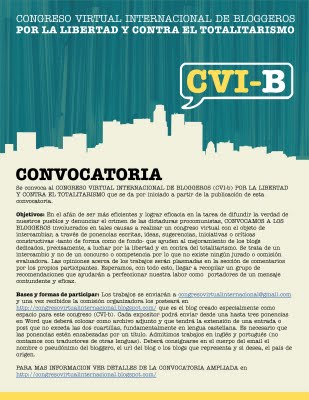 Flyer Convocatoria del Congreso Virtual