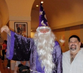 Merlín en Blogndres, con el Trotamar Menor...