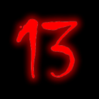 El Número 13, diabólico y sugerente...Rojo y Negro, Comienzo y final, muerte y resurrección.