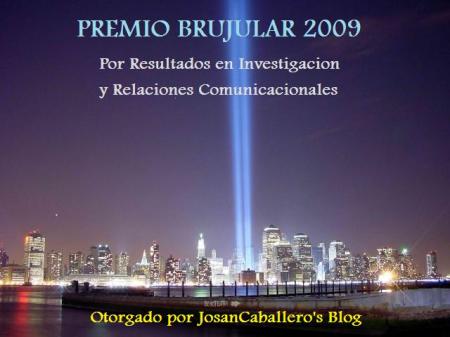Premio Brujular 2009, otorgado por Josan Caballero's Blog