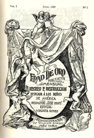 Portada de la Revista LA EDAD DE ORO, de José Martí