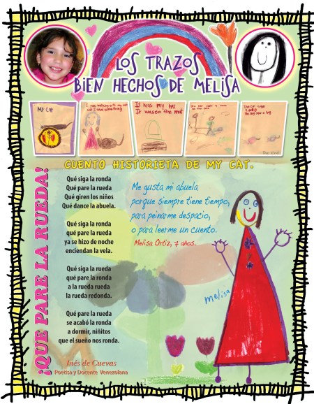 La página de TROTAMAR, que Josán Caballero dedicó a la creación de la niña Melisa Ortiz, integrante del Taller HOLA DE TROTAMARES, que tendrá su espacio cada domingo, a partir de las 5 de la tarde, en el Centro de Arte CUBA OCHO, con la coordinación de su Equipo de Arte y la dirección artística de José Antonio Gutiérrez Caballero.