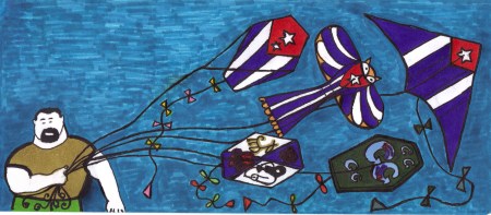 Josan Caballero y sus Premios Papalotes con Banderas 2009.