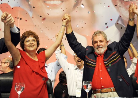 Dilma Rousseff, la candidata de Lula Da Silva, por el PT, actual Presidenta de Brasil, pero con alas y mente propia