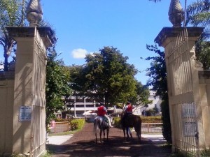 Entrada al Hialeah Park Hipodromo